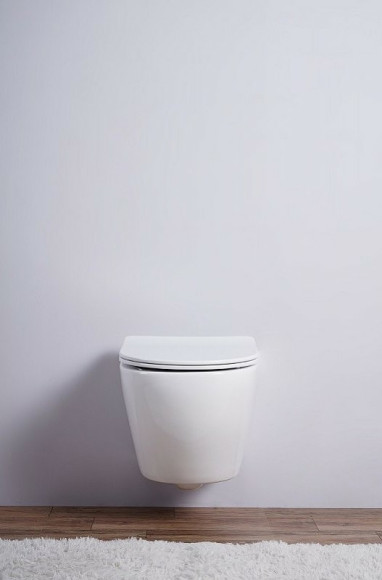 Унитаз Esbano Azalea ESUPAZALW подвесной Белый глянцевый с сиденьем Микролифт