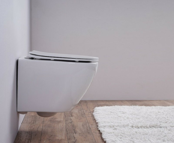 Унитаз Esbano Azalea ESUPAZALW подвесной Белый глянцевый с сиденьем Микролифт