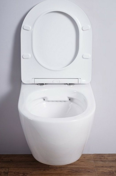 Унитаз Esbano Azalea ESUPAZALW подвесной Белый глянцевый с сиденьем Микролифт