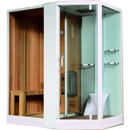 Душевая кабина Orans 180x130 L 89103LW с сауной профиль Белый стекла прозрачные Душевая кабина Orans 180x130 L 89103LW с сауной профиль Белый стекла прозрачные