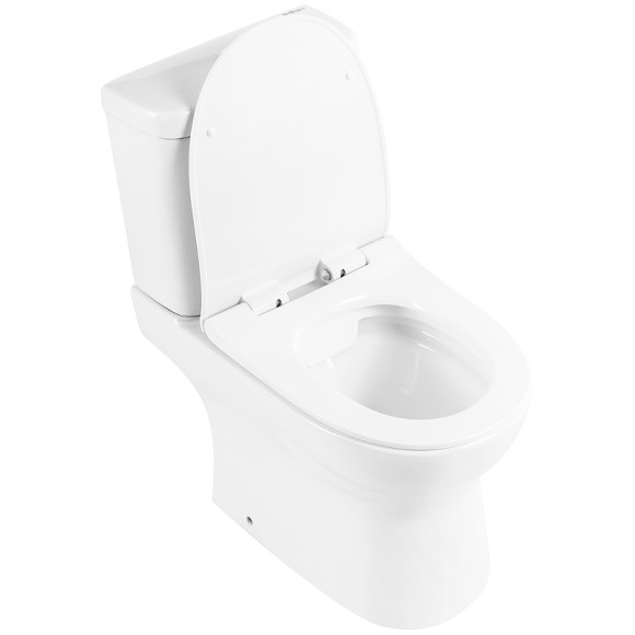 Унитаз компакт BelBagno Steam BB130CPR/SC без бачка с сиденьем Микролифт