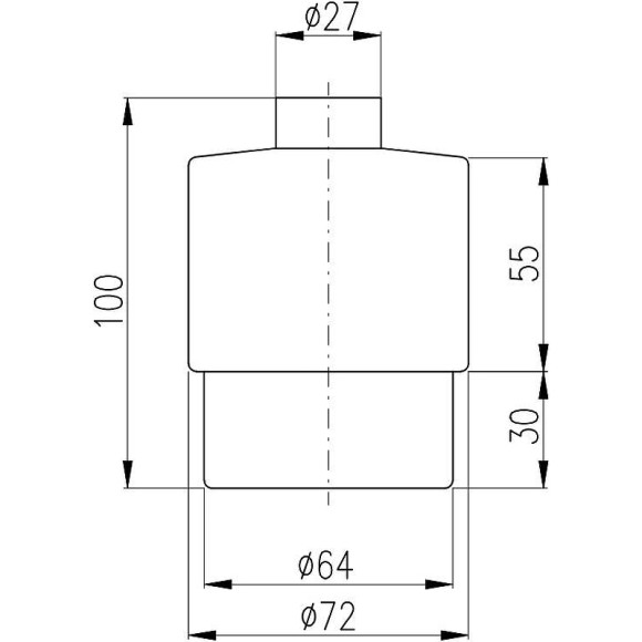 Флакон для дозатора жидкого мыла Rav Slezak SKL004 Белый матовый