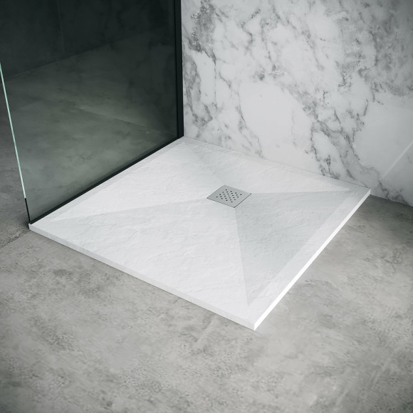 Душевой поддон из искусственного камня Grossman Strong 100x100 GR-S1100100Q Белый Душевой поддон из искусственного камня Grossman Strong 100x100 GR-S1100100Q Белый