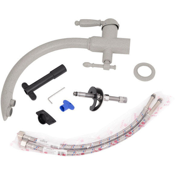 Смеситель для кухни Kaiser Vincent 31244-7 Бежевый мрамор Смеситель для кухни Kaiser Vincent 31244-7 Бежевый мрамор