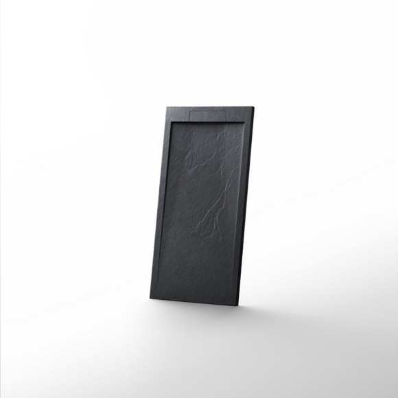 Душевой поддон из искусственного камня Esbano Luxe ESP-LX100B 100x100 ESPLX 100B Черный матовый