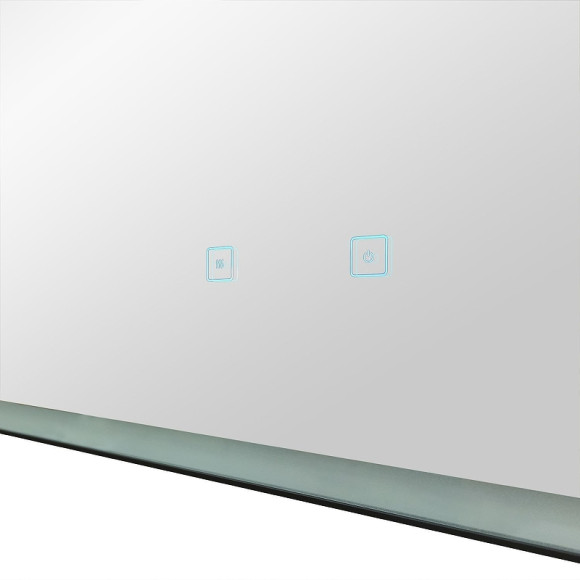 Зеркало Art&Max Arezzo AM-Are-1200-800-DS-FC-H-Nero с подсветкой с сенсорным выключателем Черное Зеркало Art&Max Arezzo AM-Are-1200-800-DS-FC-H-Nero с подсветкой с сенсорным выключателем Черное