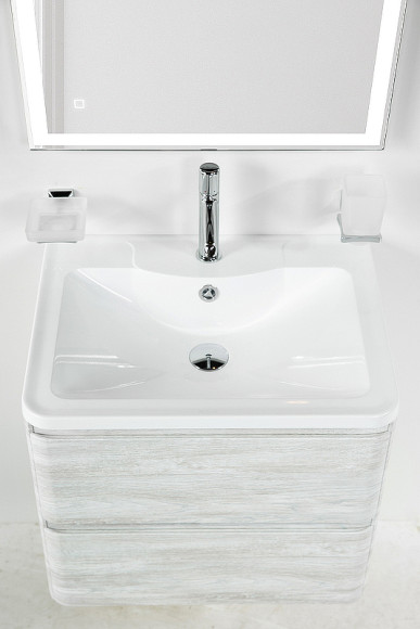 Тумба под раковину BelBagno 70 ALBANO-700-2C-SO-RVB подвесная Rovere Vintage Bianco Тумба под раковину BelBagno 70 ALBANO-700-2C-SO-RVB подвесная Rovere Vintage Bianco