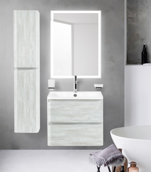 Тумба под раковину BelBagno 70 ALBANO-700-2C-SO-RVB подвесная Rovere Vintage Bianco Тумба под раковину BelBagno 70 ALBANO-700-2C-SO-RVB подвесная Rovere Vintage Bianco