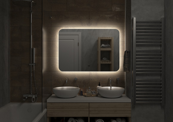 Зеркало Континент Burzhe 1000х700 ЗЛП398 с подсветкой с бесконтактным выключателем Зеркало Континент Burzhe 1000х700 ЗЛП398 с подсветкой с бесконтактным выключателем