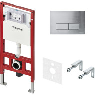 Инсталляция Tece Spring S955301 для унитаза с клавишей смыва Нержавеющая сталь