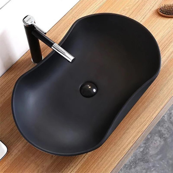 Раковина CeramaLux 67 9175МВ Черный