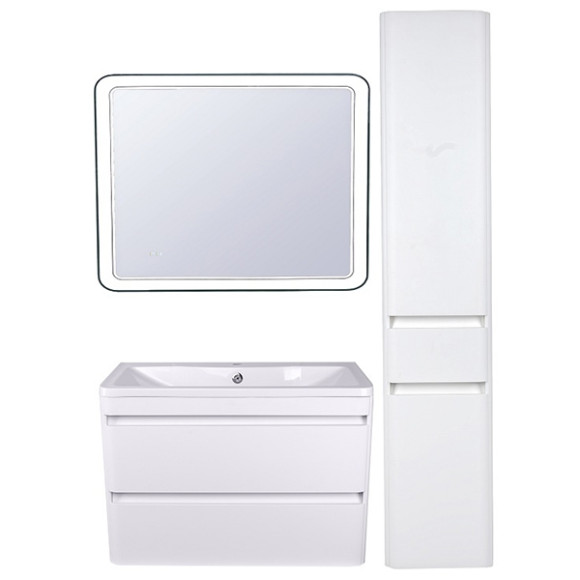 Тумба под раковину Style Line Атлантика Люкс Plus 90 СС-00002210 подвесная Антискрейч Тумба под раковину Style Line Атлантика Люкс Plus 90 СС-00002210 подвесная Антискрейч