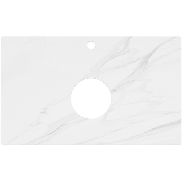 Столешница под раковину Kerama Marazzi Plaza Classic Neo Монте тиберио 80 PL1.SG507120R\80 Белый мрамор