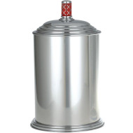 Ведро для мусора Boheme Murano 10907-R-CR Хром Рубиновое Ведро для мусора Boheme Murano 10907-R-CR Хром Рубиновое