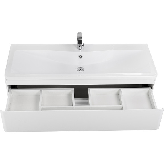 Тумба под раковину BelBagno 120 ALBANO-1200-2C-SO-BL подвесная Bianco Lucido