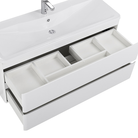 Тумба под раковину BelBagno 120 ALBANO-1200-2C-SO-BL подвесная Bianco Lucido