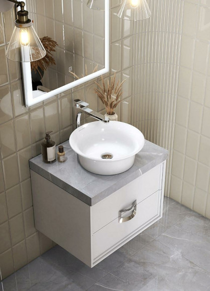 Раковина-чаша Kerama Marazzi Canaletto 40 CN.wb.40 Белая глянцевая