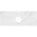 Столешница под раковину Kerama Marazzi Plaza Classic Neo Монте тиберио 120 PL1.SG507120R\120 Белый мрамор