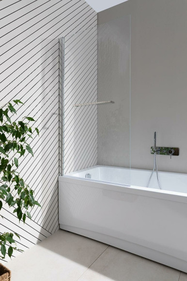 Шторка на ванну Allen Brau Priority 80 3.31023.00 профиль Хром стекло прозрачное Шторка на ванну Allen Brau Priority 80 3.31023.00 профиль Хром стекло прозрачное