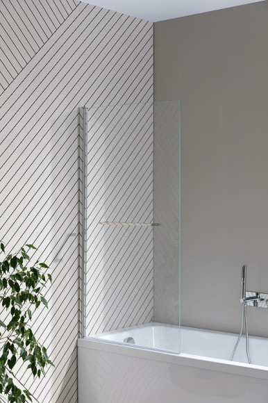 Шторка на ванну Allen Brau Priority 80 3.31023.00 профиль Хром стекло прозрачное Шторка на ванну Allen Brau Priority 80 3.31023.00 профиль Хром стекло прозрачное