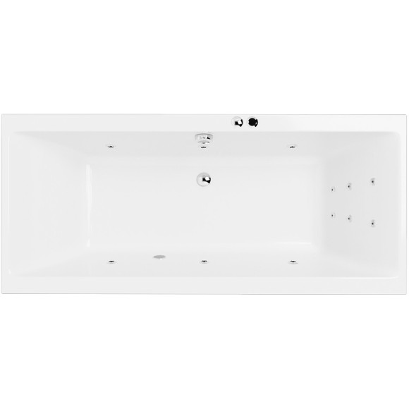 Акриловая ванна Excellent Pryzmat 160x75 WAEX.PRY16.LINE.CR с гидромассажем