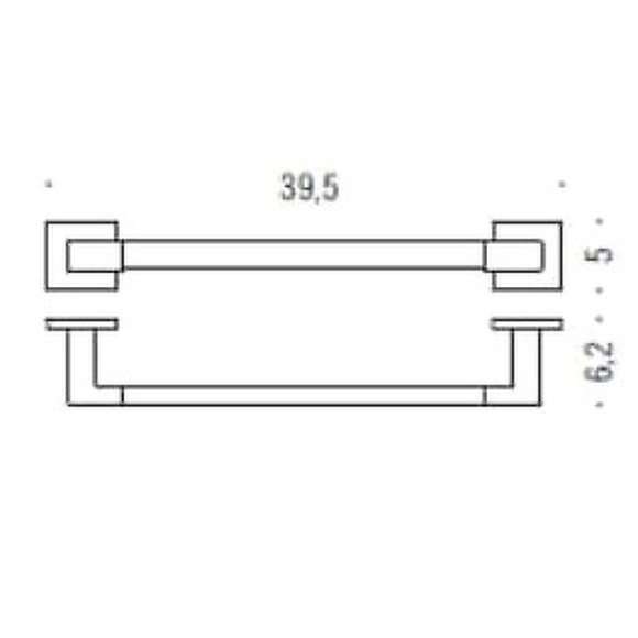 Полотенцедержатель Colombo Design Basic Q B3709.CR Хром