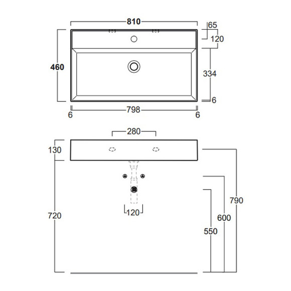 Раковина Simas Agile 81 AG81 bi*1 Белая Раковина Simas Agile 81 AG81 bi*1 Белая