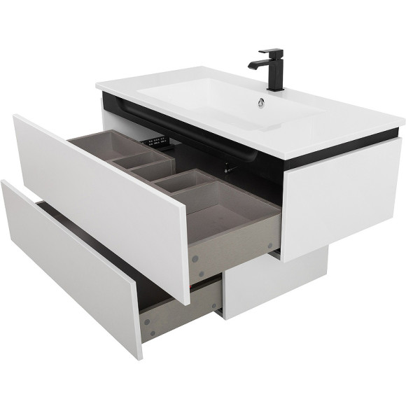 Тумба Cezares Slider 100 SLIDER-1000-1C-PI-BO Bianco Opaco Тумба Cezares Slider 100 SLIDER-1000-1C-PI-BO Bianco Opaco