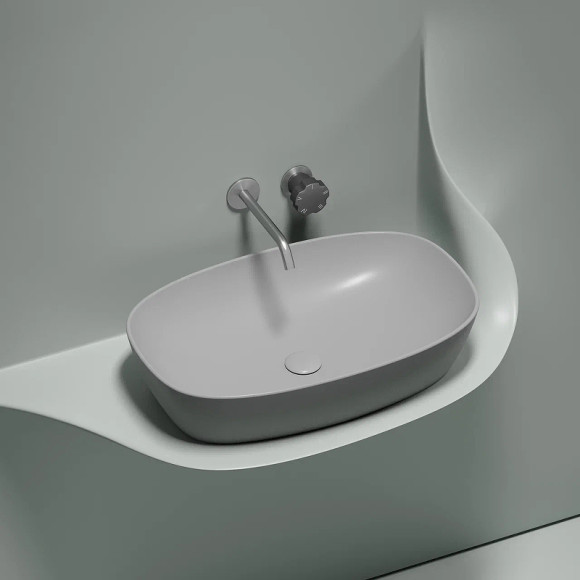 Раковина-чаша Ceramicanova Element 60 CN6049MSG Серая матовая Раковина-чаша Ceramicanova Element 60 CN6049MSG Серая матовая