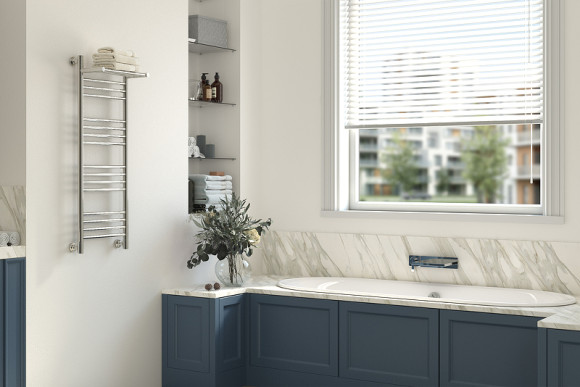 Водяной полотенцесушитель Сунержа Богема+ 1000х500 9005-0223-1050 с полкой Глубокий черный Водяной полотенцесушитель Сунержа Богема+ 1000х500 9005-0223-1050 с полкой Глубокий черный