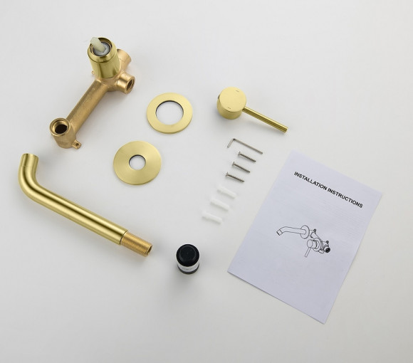 Смеситель для раковины Timo Saona 2372/17SM Золото матовое