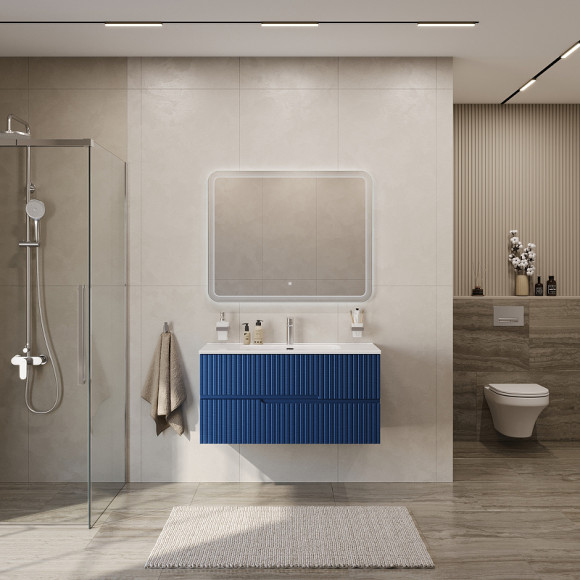 Тумба под раковину Cezares Duet-N 100 DUET-N-1000-2C-SO-SPF-P подвесная Sapfiro