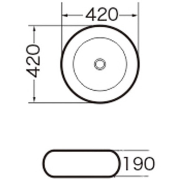 Раковина-чаша Grossman 42 GR-3010 Белая Раковина-чаша Grossman 42 GR-3010 Белая