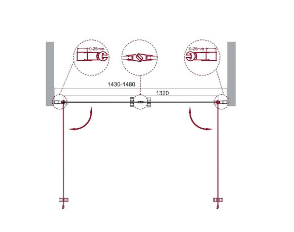 Душевая дверь BelBagno Etna 150 ETNA-B-2-150-C-Cr профиль Хром стекло прозрачное Душевая дверь BelBagno Etna 150 ETNA-B-2-150-C-Cr профиль Хром стекло прозрачное