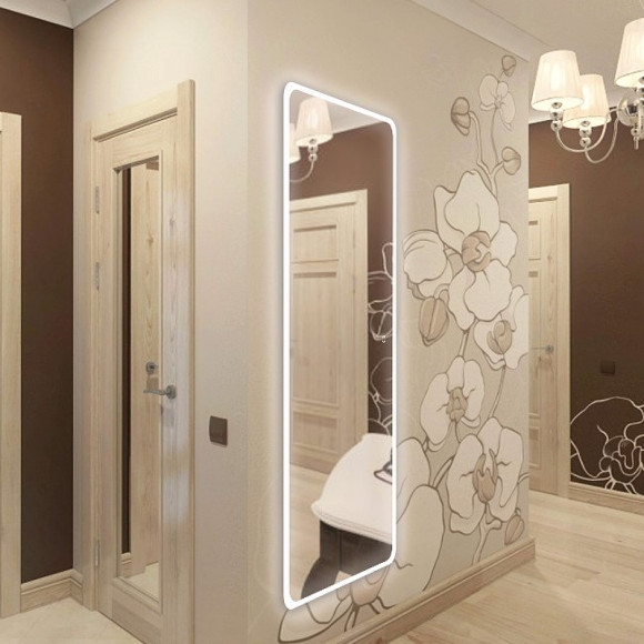 Зеркало Континент Loren 455х1350 ЗЛП430 с подсветкой с сенсорным выключателем Зеркало Континент Loren 455х1350 ЗЛП430 с подсветкой с сенсорным выключателем