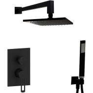 Душевая система Paffoni Ringo KITRIN018NO/M Черная матовая Душевая система Paffoni Ringo KITRIN018NO/M Черная матовая