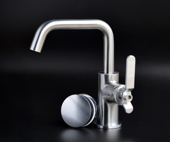 Смеситель для раковины Bronze de Luxe 1760'S 1178CC Хром матовый