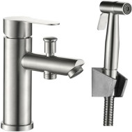 Смеситель для раковины Haiba HB12801 с гигиеническим душем Нержавеющая сталь Смеситель для раковины Haiba HB12801 с гигиеническим душем Нержавеющая сталь