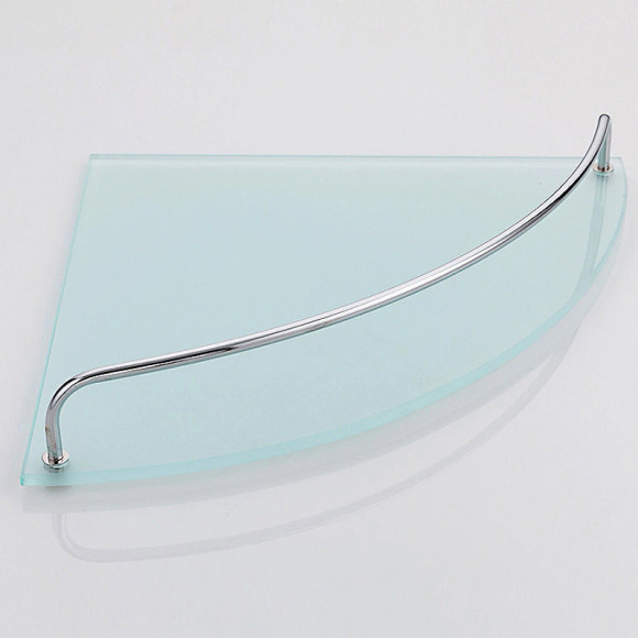 Стеклянная полка Haiba HB1921-1 угловая Хром Стеклянная полка Haiba HB1921-1 угловая Хром