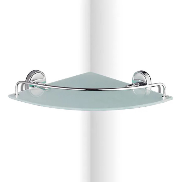 Стеклянная полка Haiba HB1921-1 угловая Хром Стеклянная полка Haiba HB1921-1 угловая Хром
