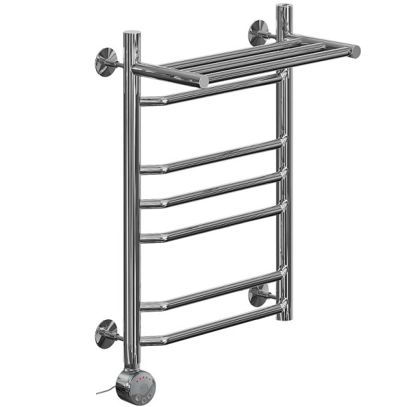 Электрический полотенцесушитель Ника Trapezium ЛТ (Г2) ВП 60/40 с полкой Хром