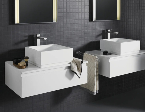 Смеситель для раковины Grohe Eurocube 23406000 Хром Смеситель для раковины Grohe Eurocube 23406000 Хром