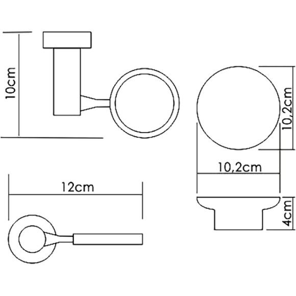 Мыльница WasserKRAFT K-28229 Хром Мыльница WasserKRAFT K-28229 Хром