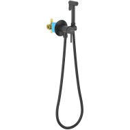 Гигиенический душ со смесителем Aquatek Европа AQ1021MB Черный матовый