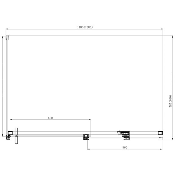 Душевой уголок Azario Vancouver 120х80 AZ-NKF1131 L 800 профиль Серебро стекло прозрачное Душевой уголок Azario Vancouver 120х80 AZ-NKF1131 L 800 профиль Серебро стекло прозрачное