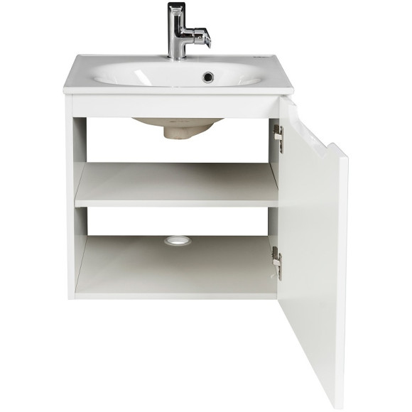 Тумба под раковину BelBagno Etna 50 R ETNA-500-1A-SO-BL-P-R подвесная Bianco Lucido Тумба под раковину BelBagno Etna 50 R ETNA-500-1A-SO-BL-P-R подвесная Bianco Lucido