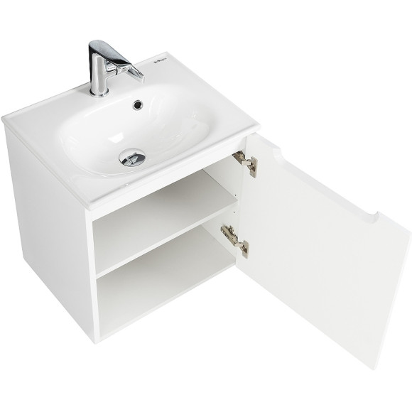 Тумба под раковину BelBagno Etna 50 R ETNA-500-1A-SO-BL-P-R подвесная Bianco Lucido Тумба под раковину BelBagno Etna 50 R ETNA-500-1A-SO-BL-P-R подвесная Bianco Lucido