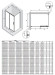 Душевой уголок New Trendy Prime Chrome 110х90 L D-0300A/D-0124B профиль Хром стекло прозрачное Душевой уголок New Trendy Prime Chrome 110х90 L D-0300A/D-0124B профиль Хром стекло прозрачное