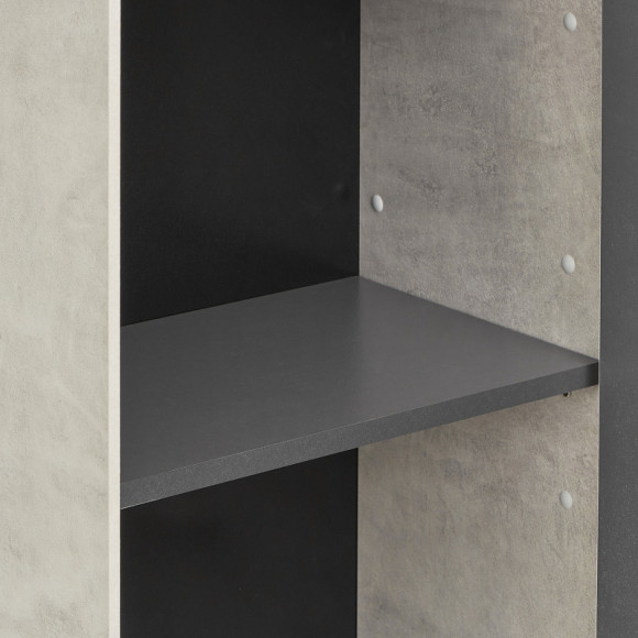 Подвесной шкаф Aquaton Сохо 35 1A258403AJ9A0 Слэйт Галька серая