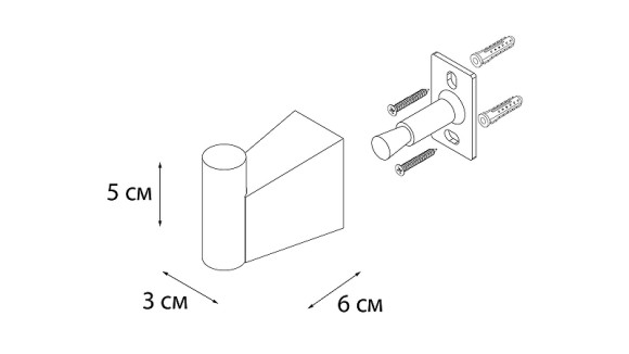 Крючок Fixsen Trend FX-97805 Черный Крючок Fixsen Trend FX-97805 Черный